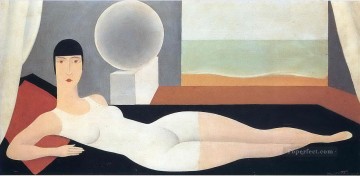 bather 1925 Surrealist Oil Paintings